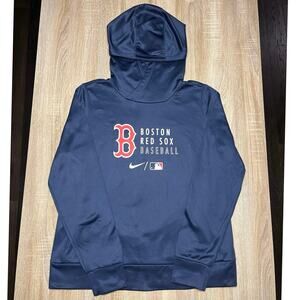Boston Red Sox Baseball Nike MLB Therma Fit Navy Hoodie Large